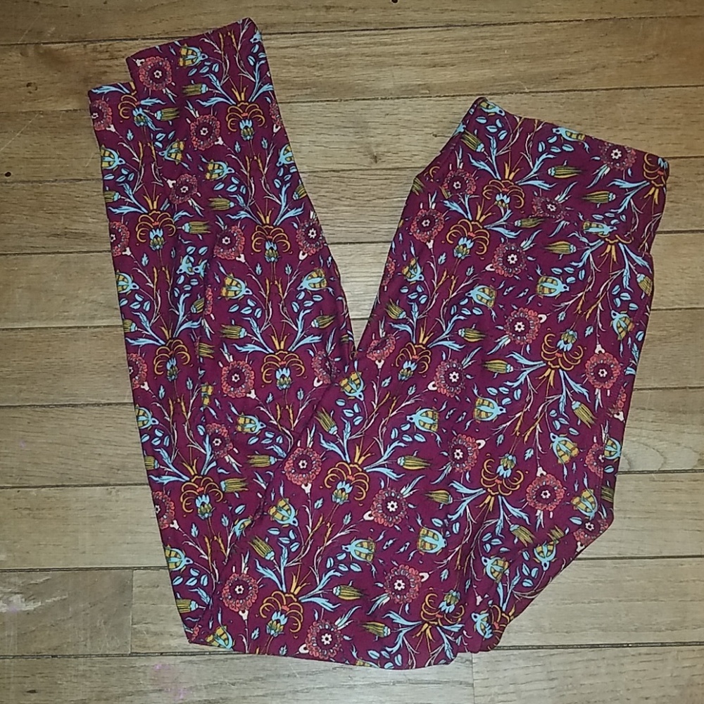 LuLaRoe women's leggings OS EUC